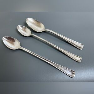 VTG 3 Spoons Hotel Louis Joliet Route 66 Illinois Silverware Flatware READ